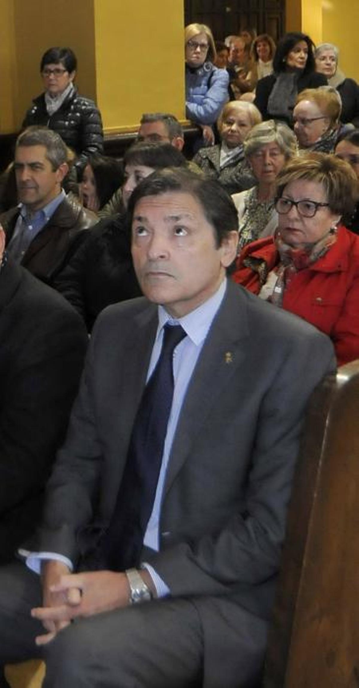 Funeral de Nicanor López Burgos en Mieres