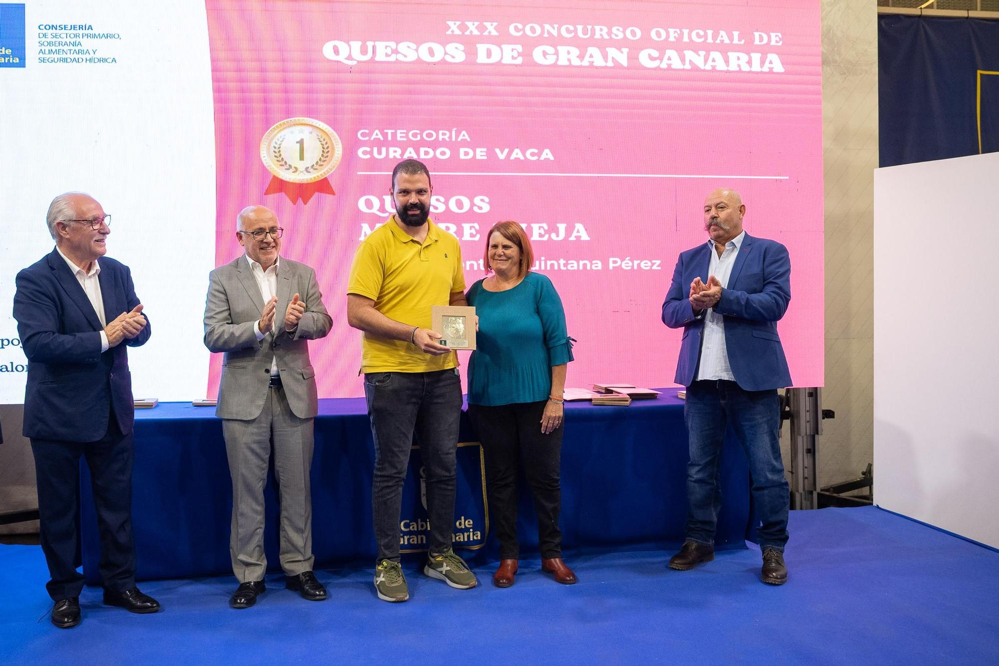 Entrega de premios de los concursos oficiales de queso y vino de 2023