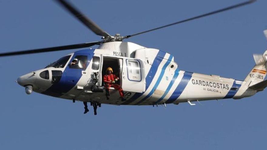 El helicóptero Pesca 1 que tuvo el incidente en julio de 2019.