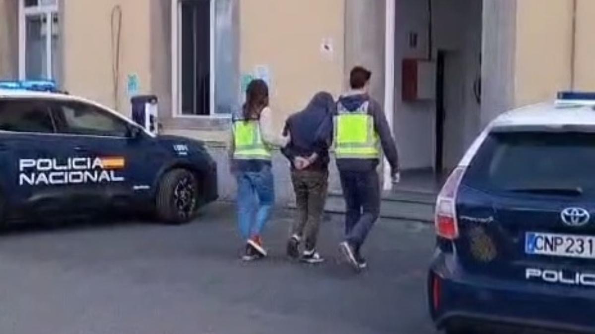 El ladrón detenido por robar en comercios y oficinas de Las Palmas de Gran Canaria
