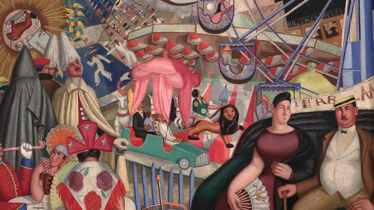 La exposición reúne pinturas, dibujos y materiales documentales que permiten seguir la evolución artística de la pintora galleg
