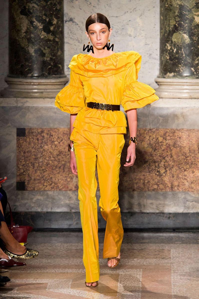 MFW: Blugirl Primavera/Verano 2016, conjunto amarillo