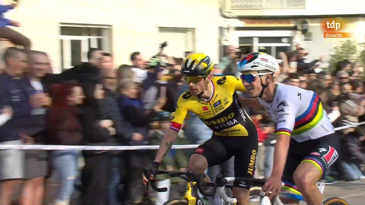 Volta a Catalunya: Roglic derrota Evenepoel, comença l’espectacle