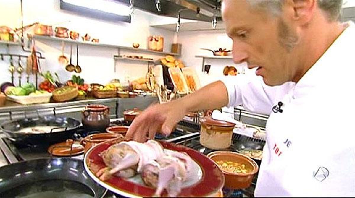 Jesús Almagro cuina les perdius (’Top chef’, A-3 TV).