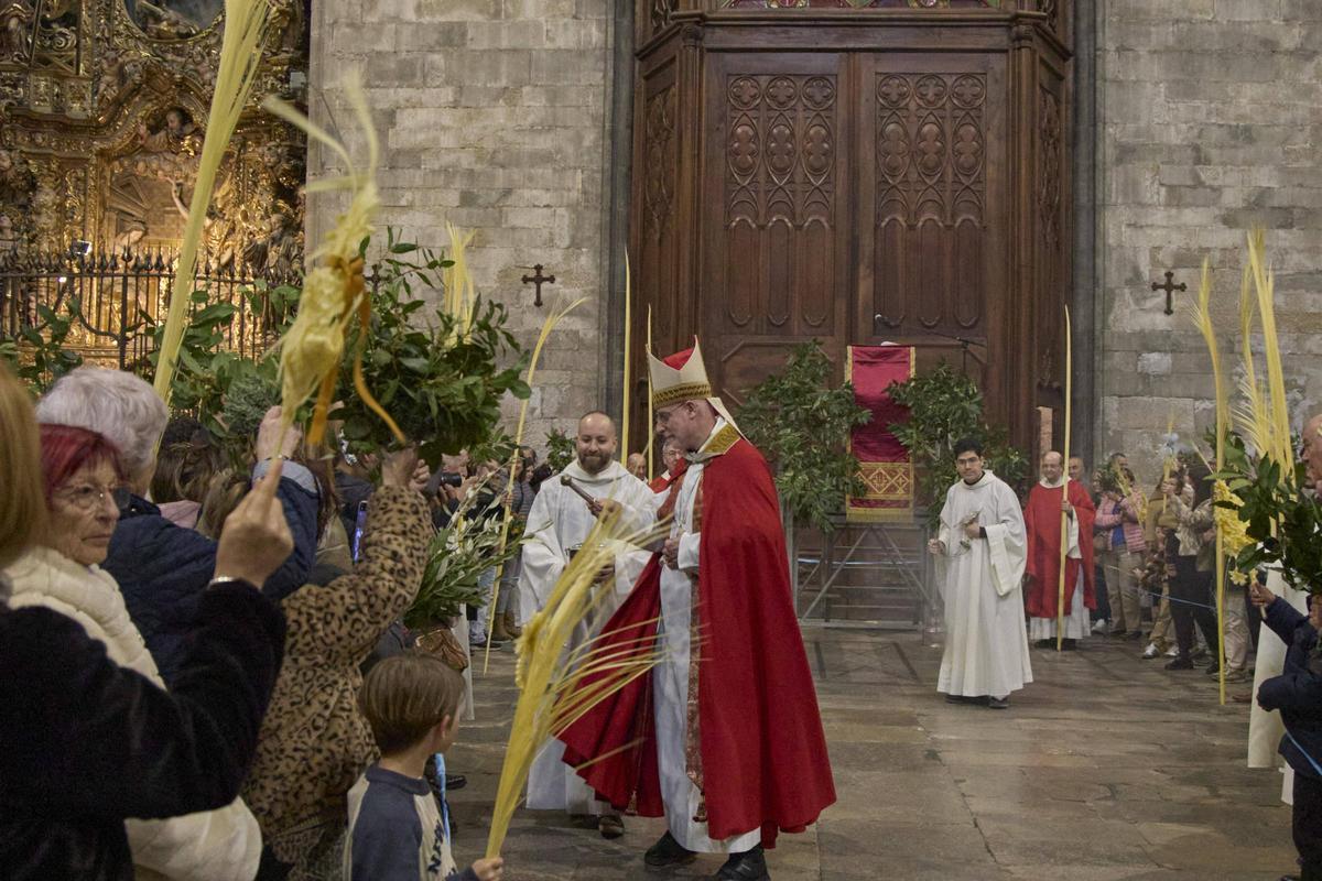 La benedicció de Rams a la Catedral de Girona en imatges La benedicció de Rams a la Catedral de Girona en imatges