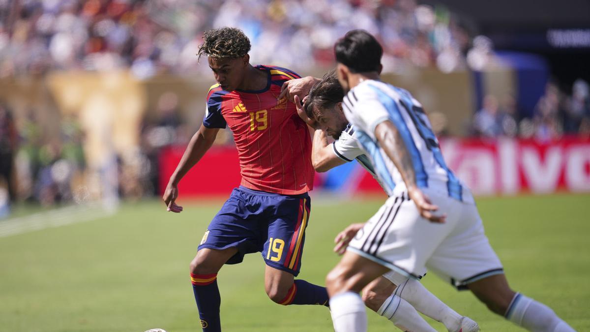 Imagen del partido de la final