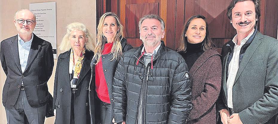 Martí Ribas, Maria Magdalena Frau, Lidya Pérez, Santiago Fiol, Inés Rotger e Ignacio del Río.