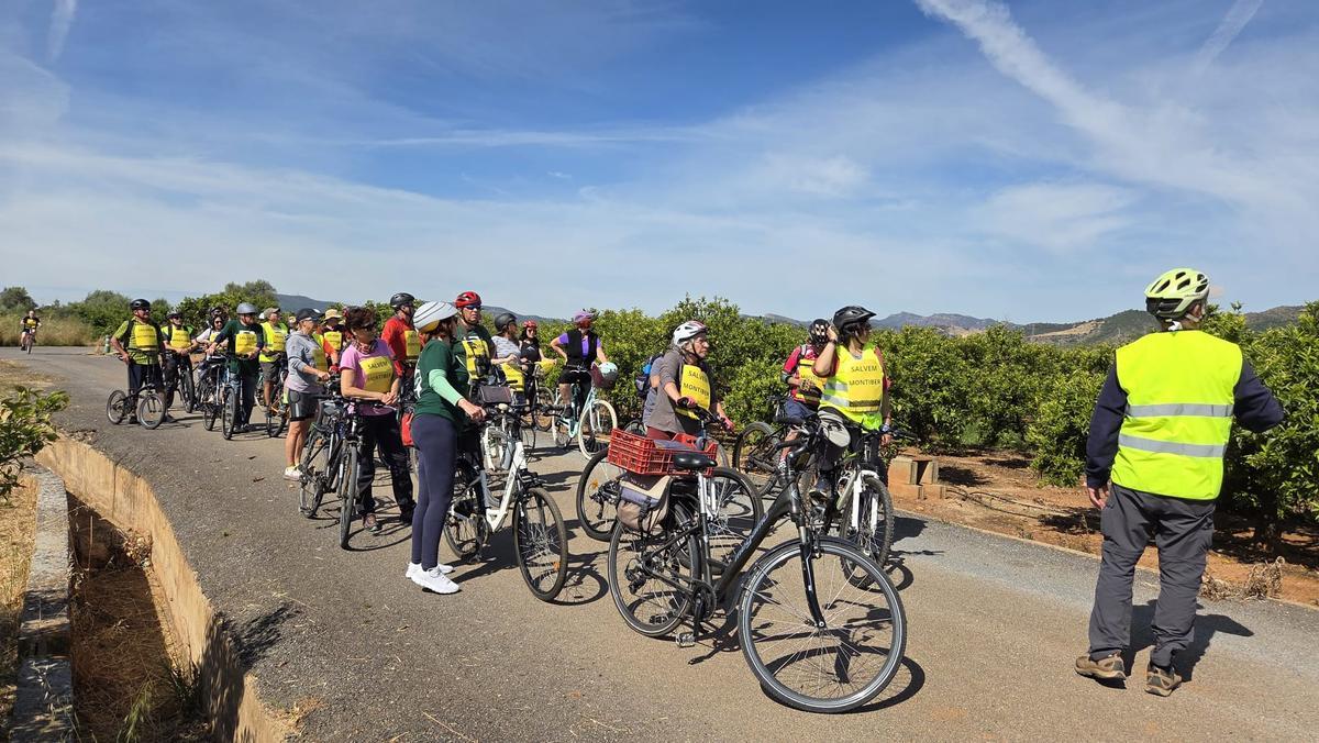 'Volta en bici' en defensa de Montiber