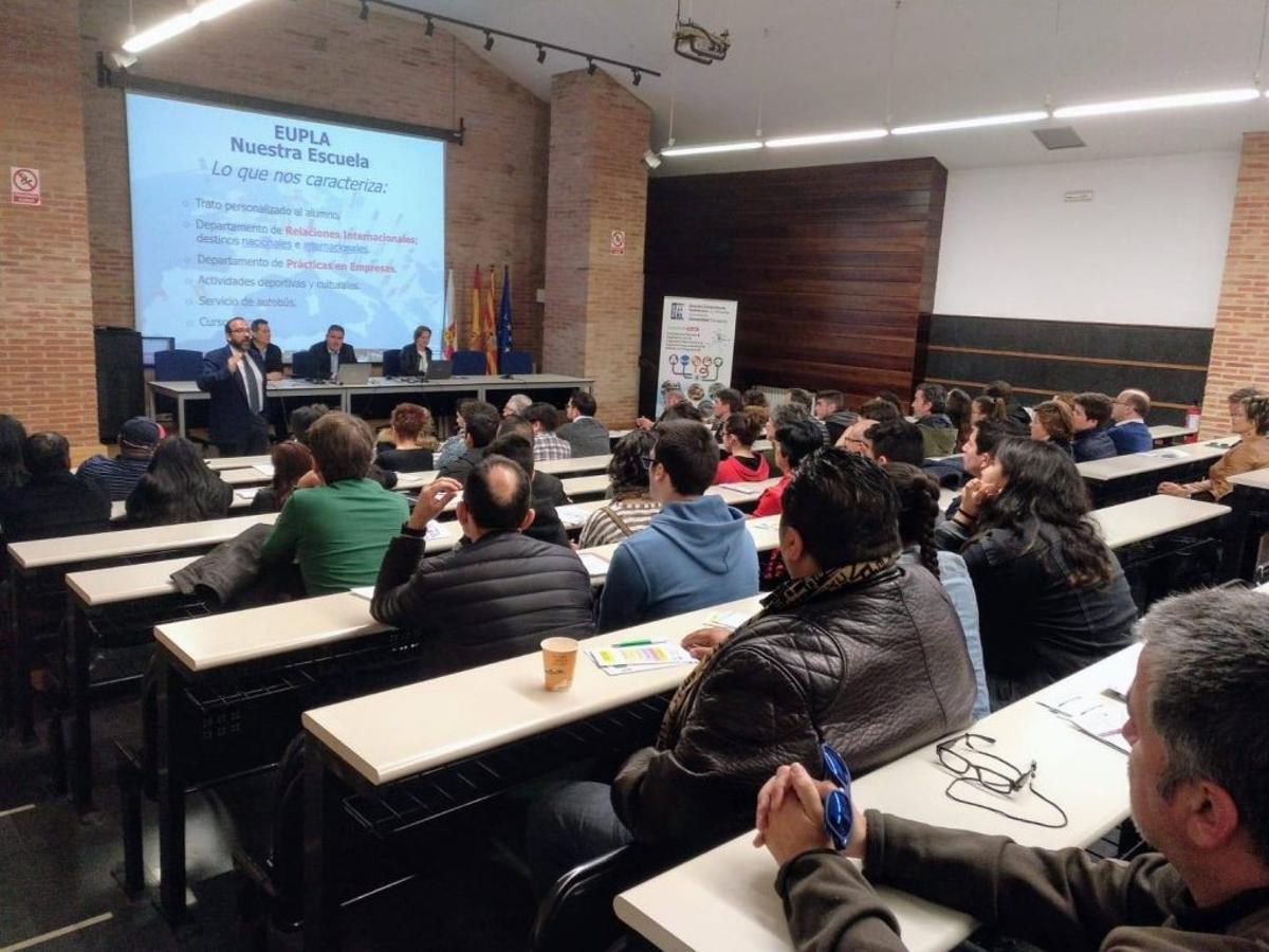 Aula de la Escuela Universitaria Politécnica de La Almunia (Eupla).