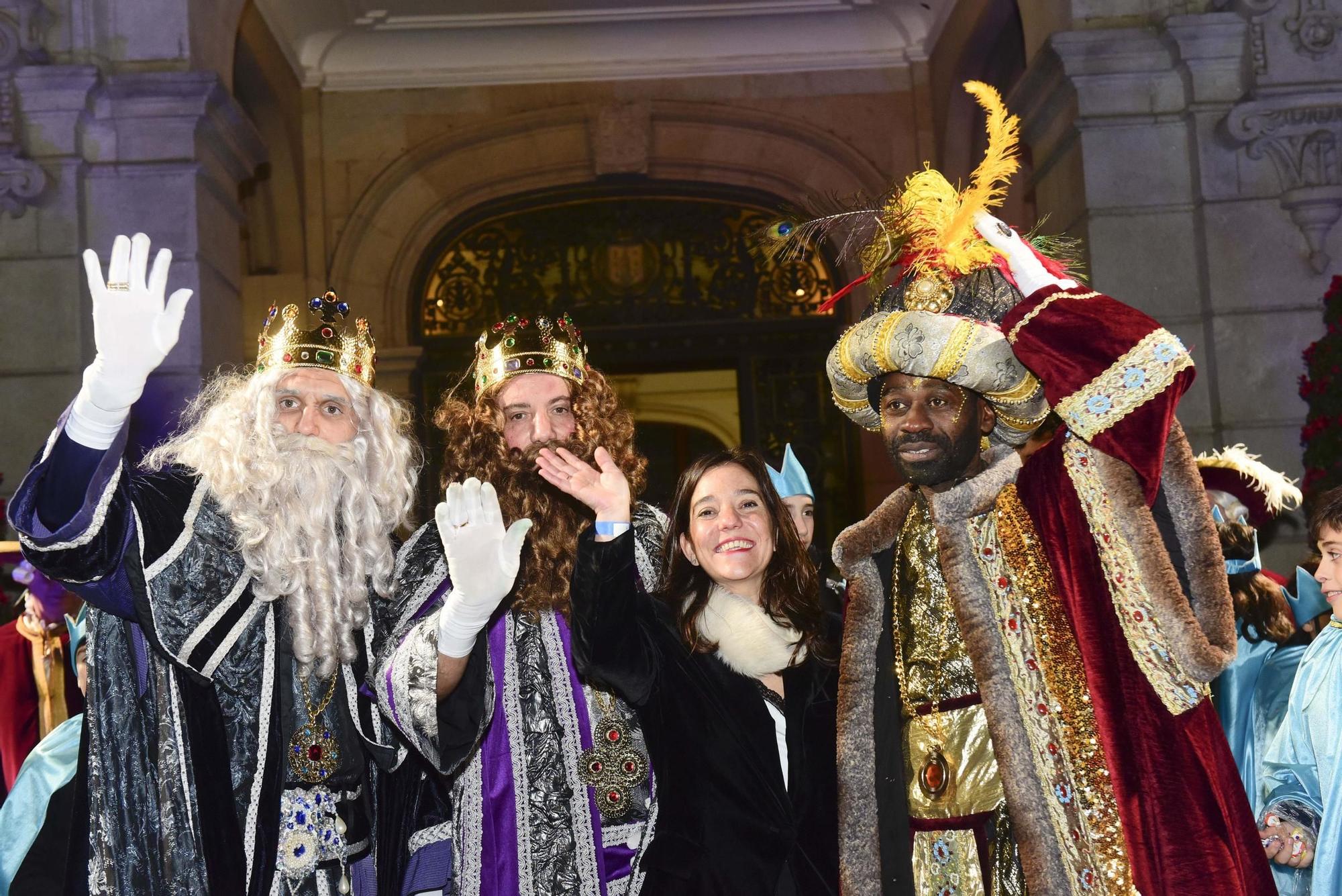 La llegada de los Reyes Magos a María Pita