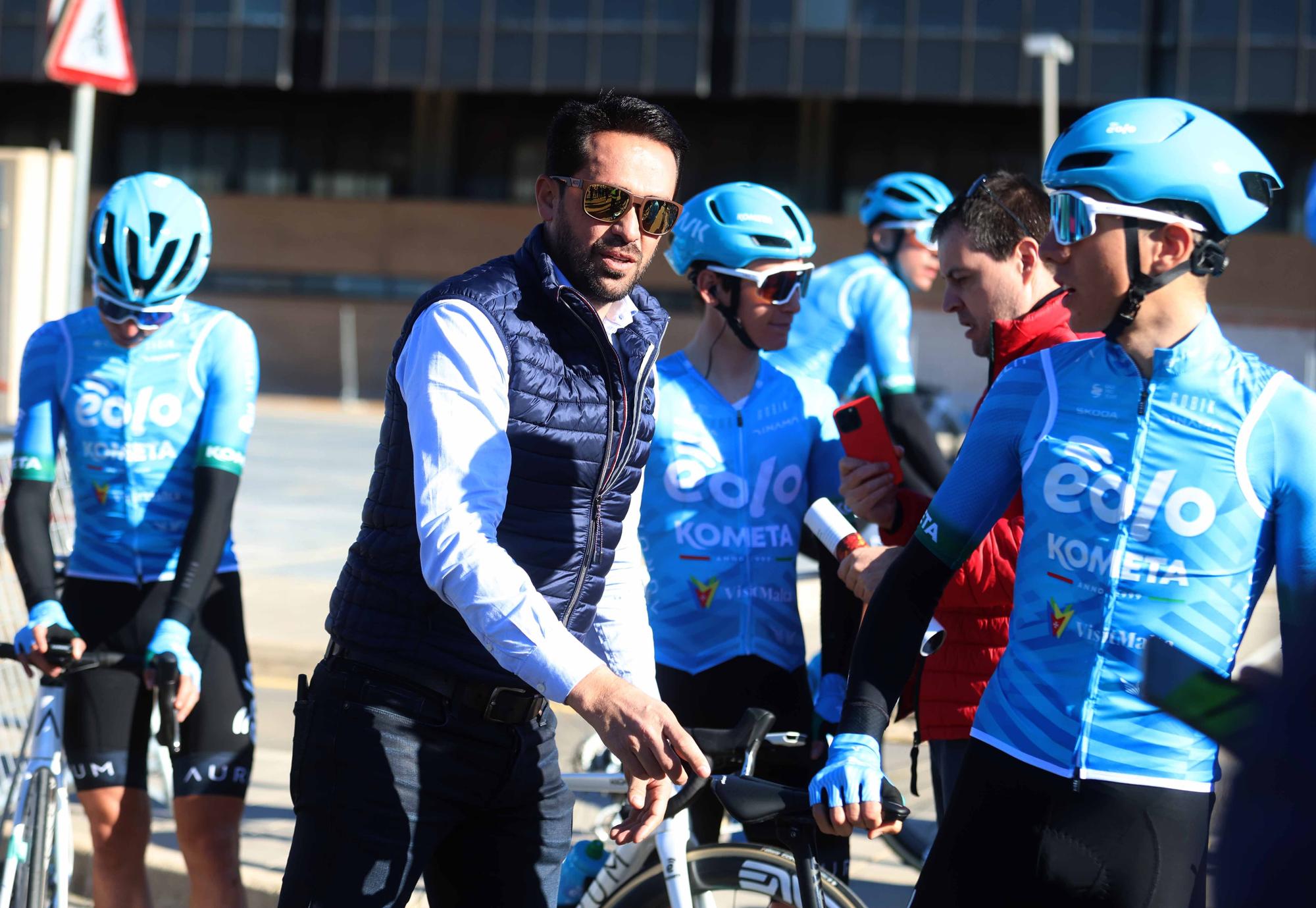 Salida de la Clàssica Ciclista Comunitat Valenciana 1969. Gran Premi València