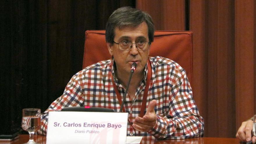 El cap d&#039;investigació de «Público», Carlos Enrique Bayo