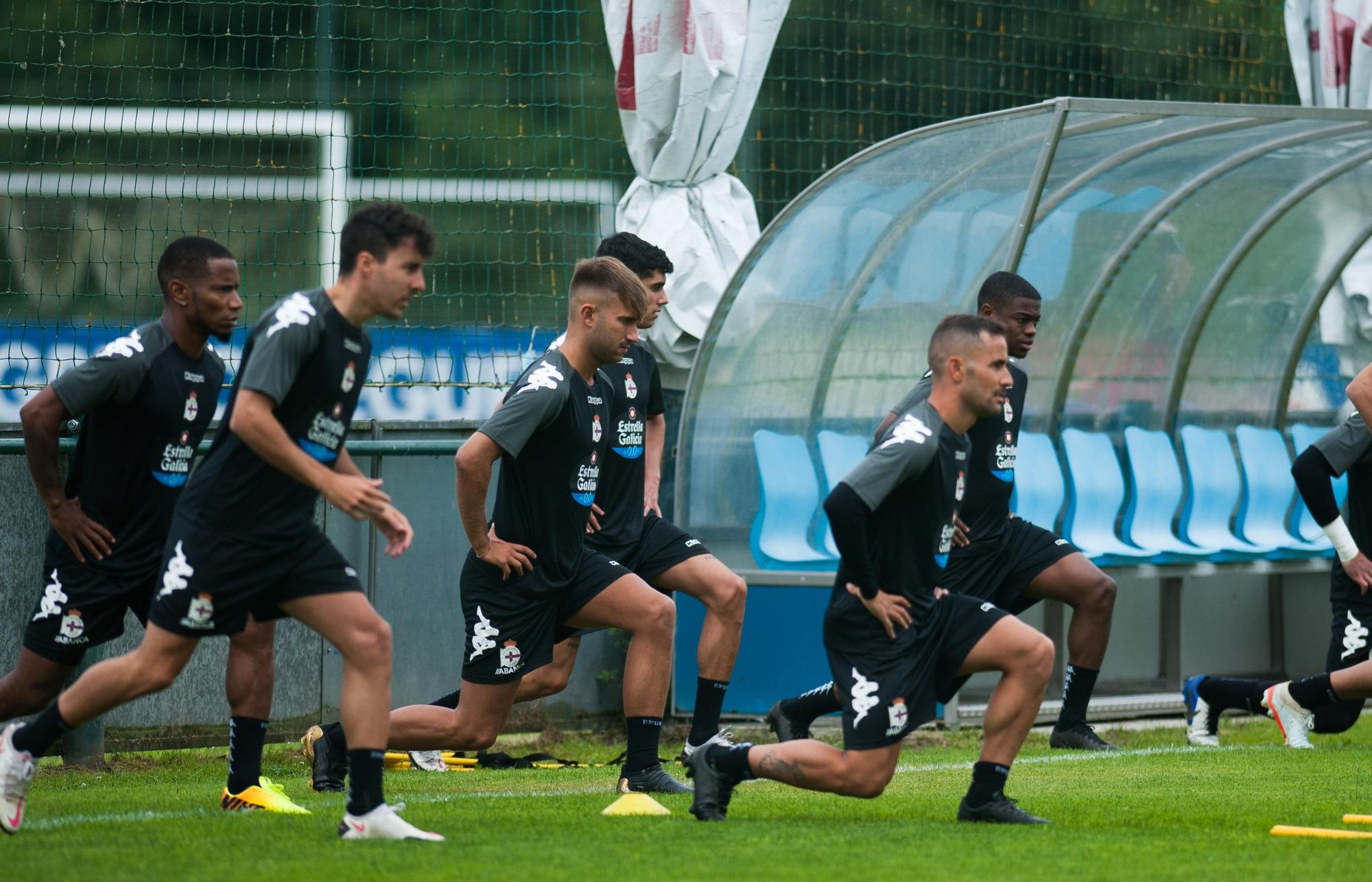 Pimer entrenamiento de la pretemporada del Dépor 2021-2022