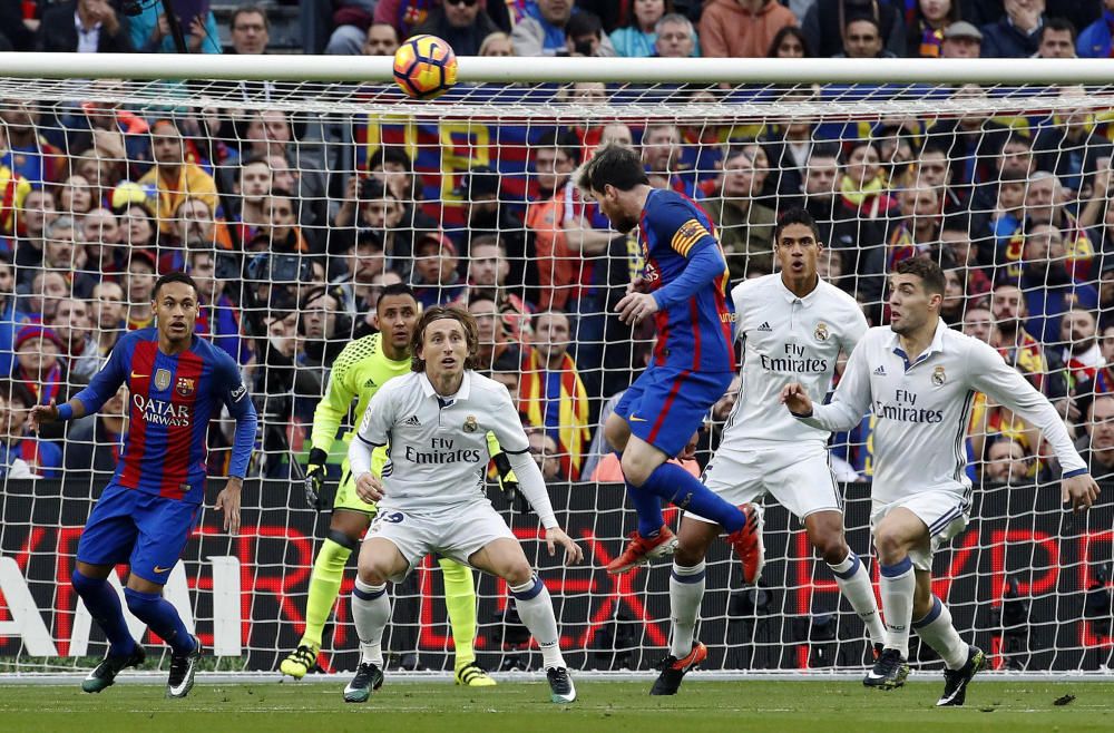 El Barcelona - Real Madrid, en imágenes