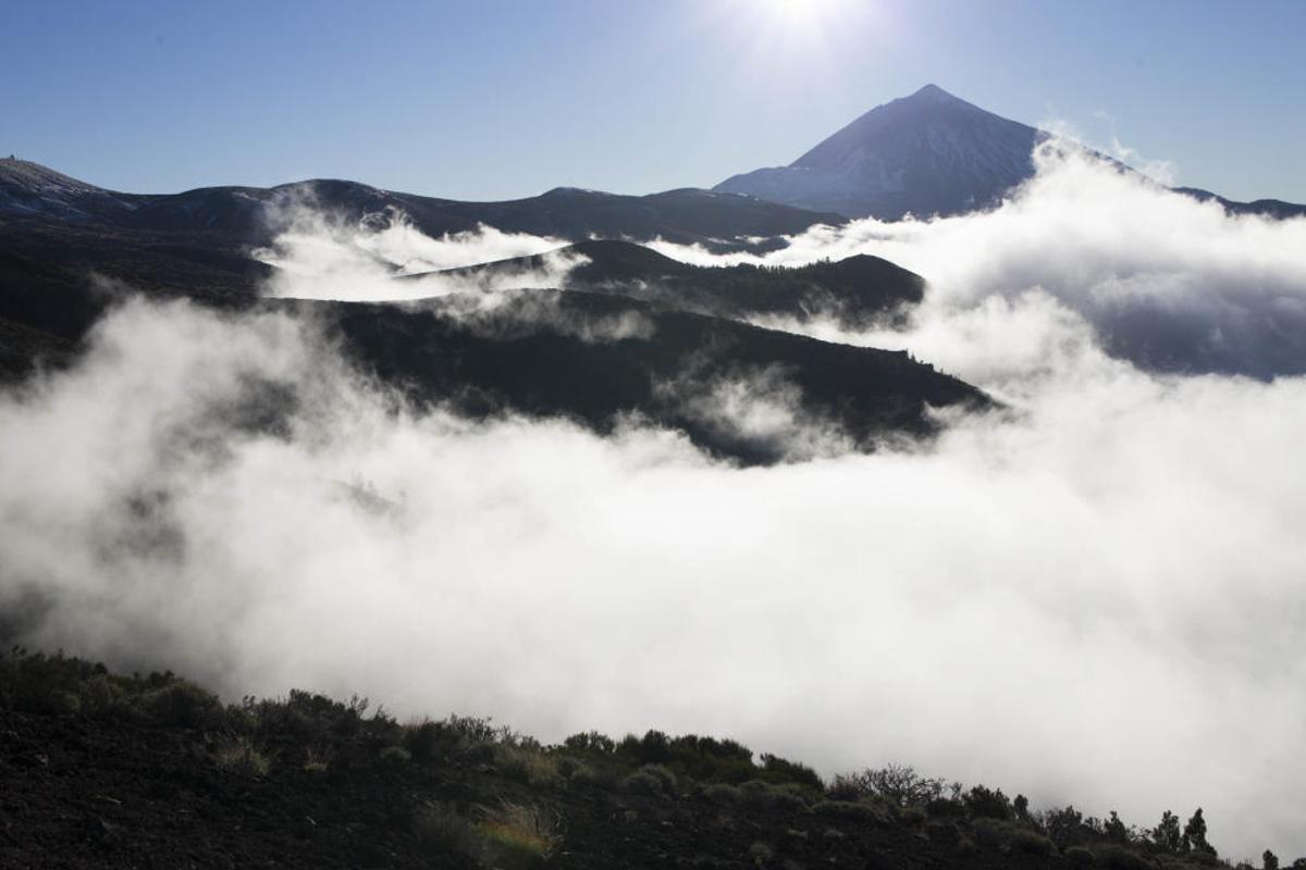 Primera nevada en el Teide
