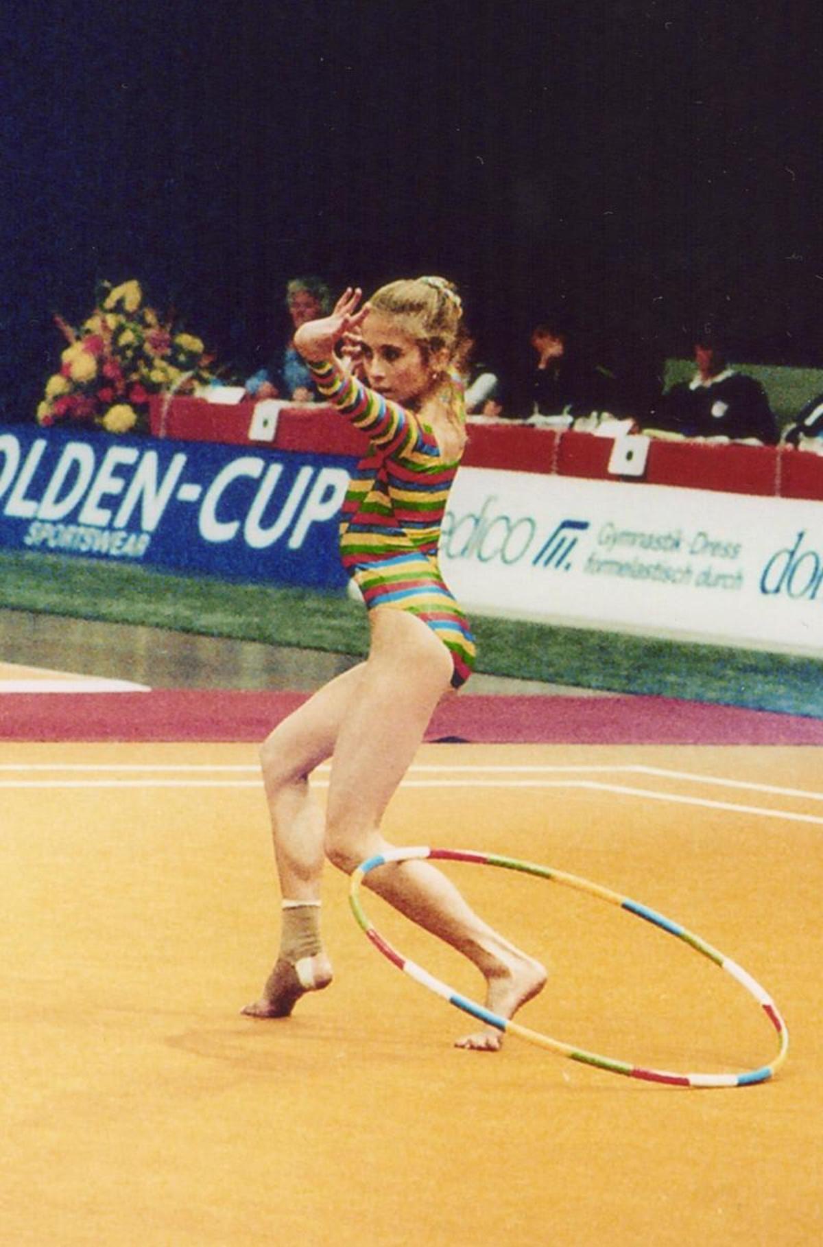 Marta Bobo en el campeonato Europeo de Viena 1984
