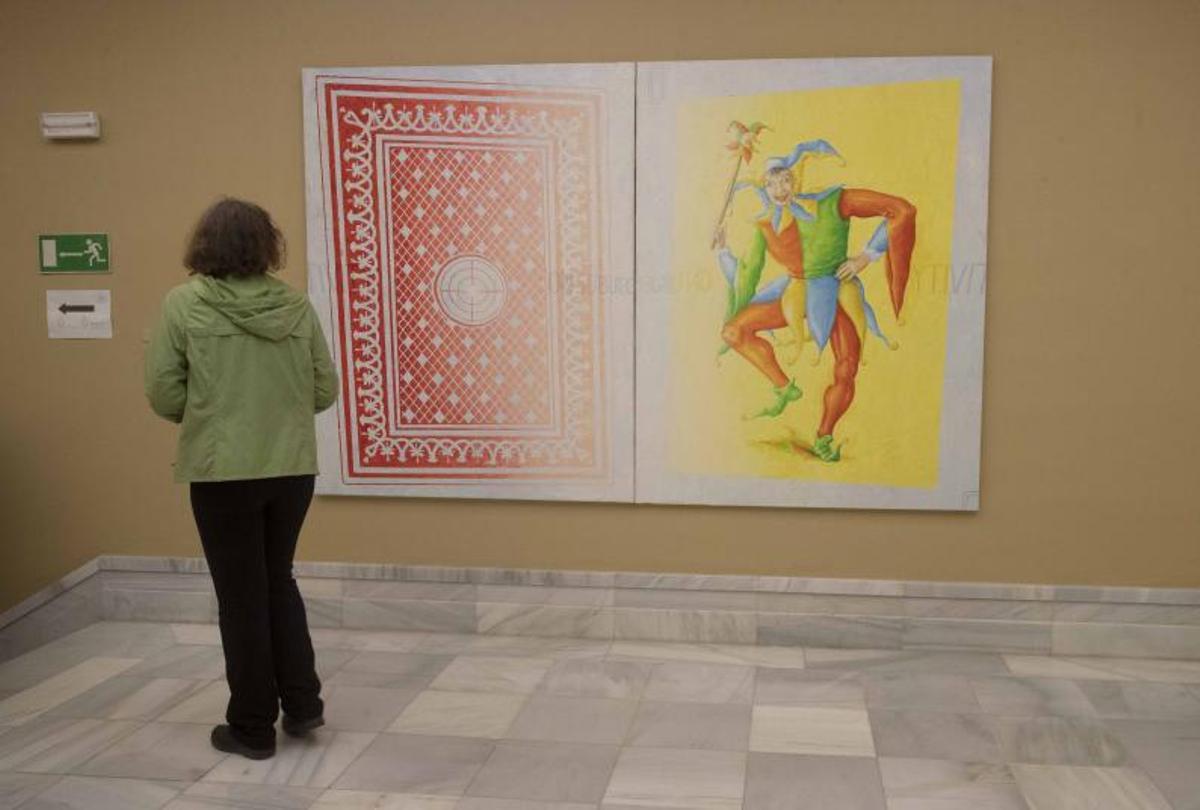 Obra de Chema López que se expone en el Museu de la Ciutat. | J. M. LÓPEZ