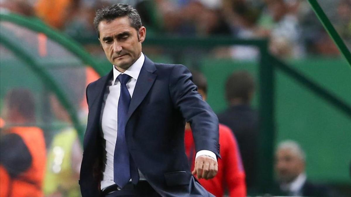 Ernesto Valverde reconoció el sufrimiento para llevarse los tres puntos del José Alvalade