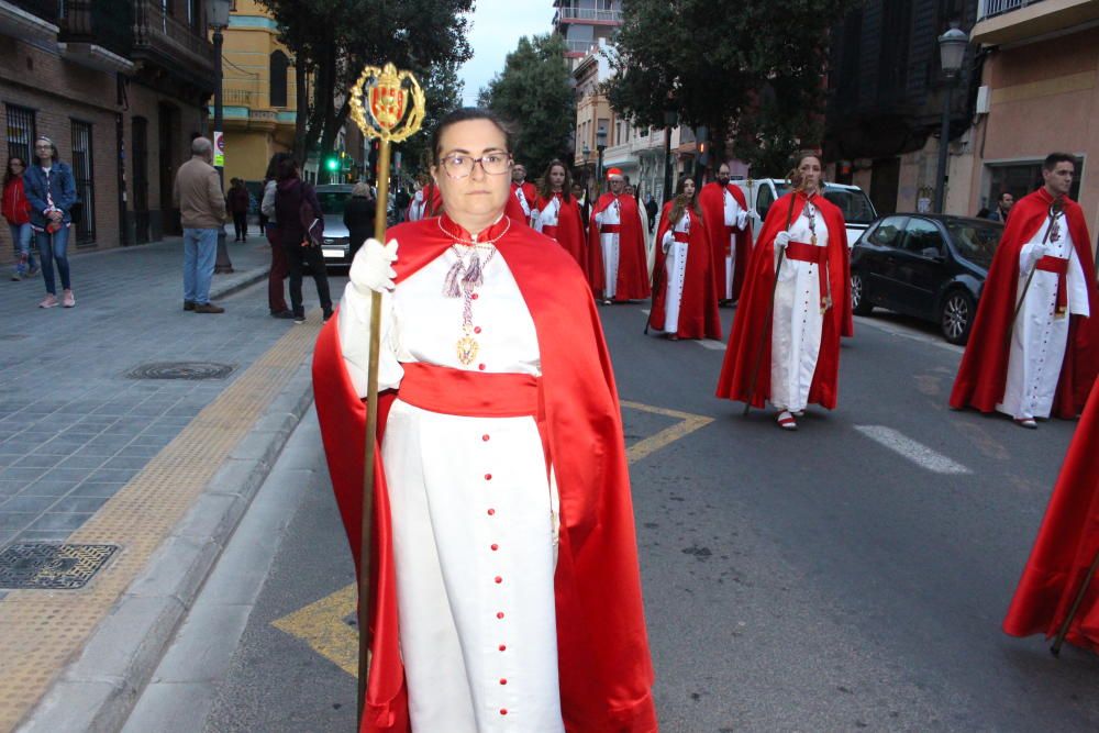 Procesión del Cristo Yacente de la Corporación de Sayones