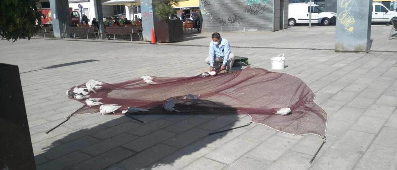 Una de las últimas batidas en la plaza de Topete, en el barrio de Virgen del Socorro.