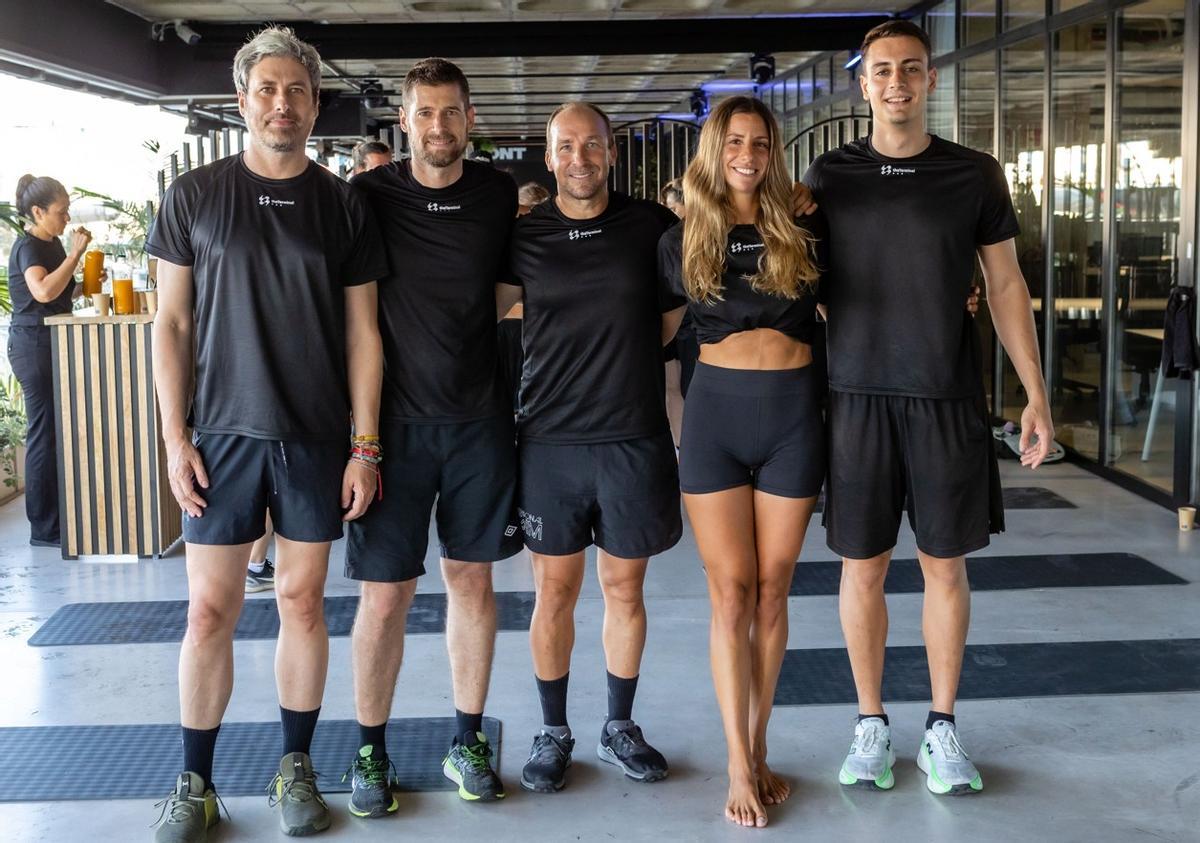 Francesc Pons, Juani Aguas, Iñaki Sevillano, Sara Císcar y Jorge Ferrer.