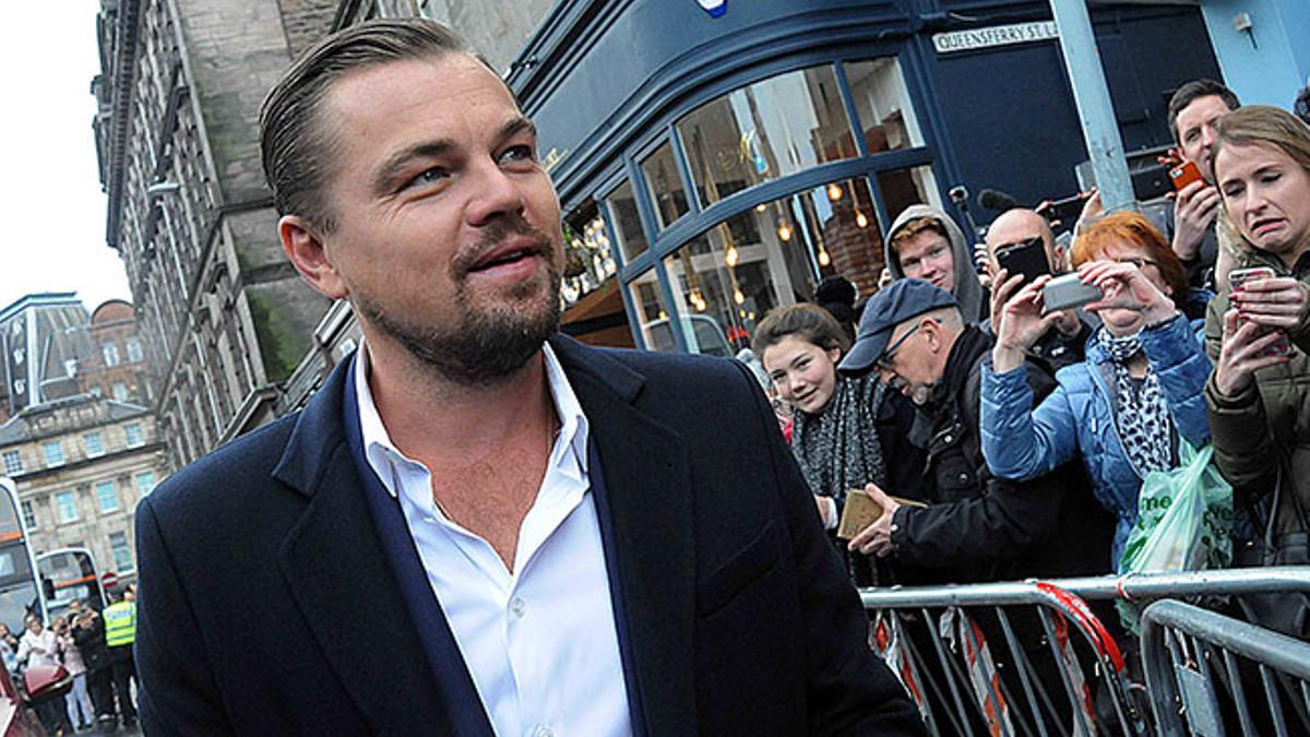 Leonardo Dicaprio en Edimburgo