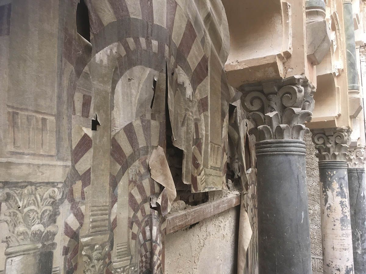 La galería antes de su restauración