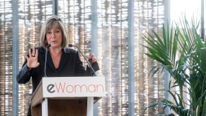 Núria Marín, alcaldesa de L’Hospitalet, durante la presentación de eWoman.