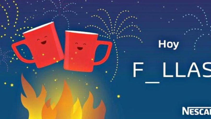 El juego de Nescafé: ¿Qué letra falta en la frase &quot;Hoy f_llas&quot; ?