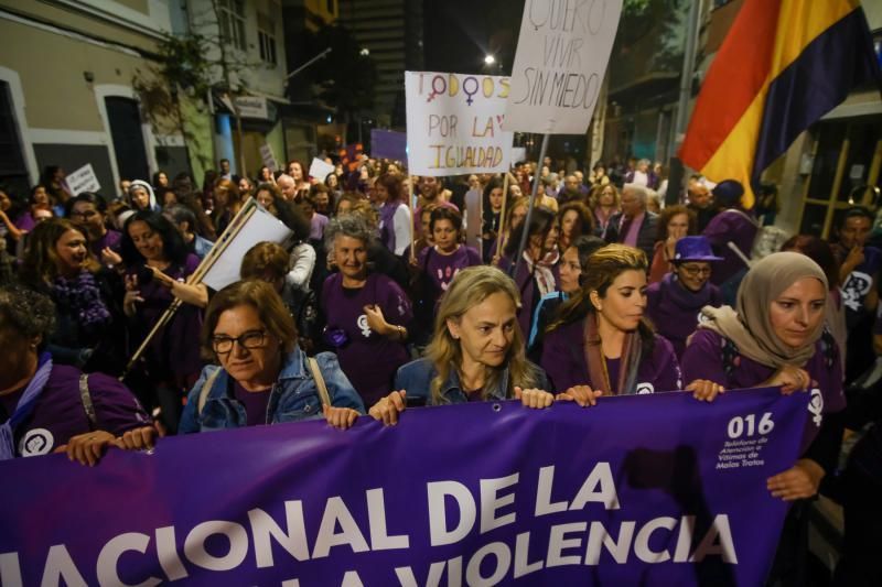 Manifestación contra la violencia machista