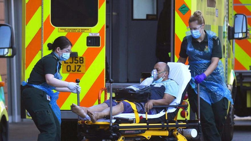 Un paciente trasladado al Royal London Hospital.