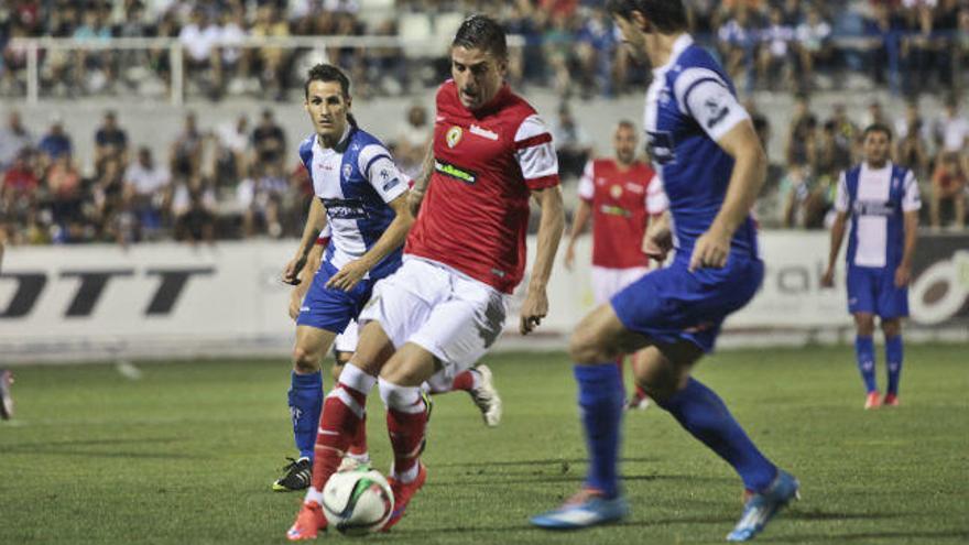 Una imagen de Portillo en el partido frente al Alcoyano