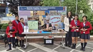 40 escolares acercan a la ciudad personajes como Hernán Cortés y Francisco Pizarro: "Hemos aprendido mucho, pero sobre todo a trabajar en equipo"