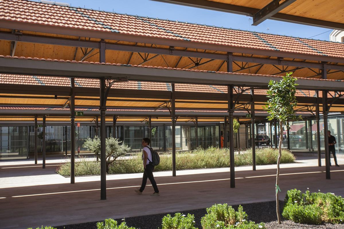 El interior del Mercat contará con espacios para hacer degustaciones y actividades al aire libre.