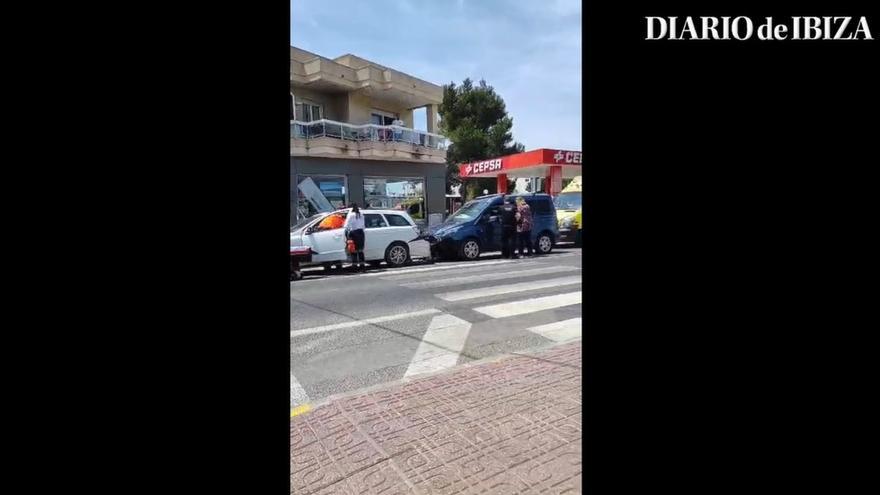 Vídeo: Accidente en un paso de cebra de Sant Antoni