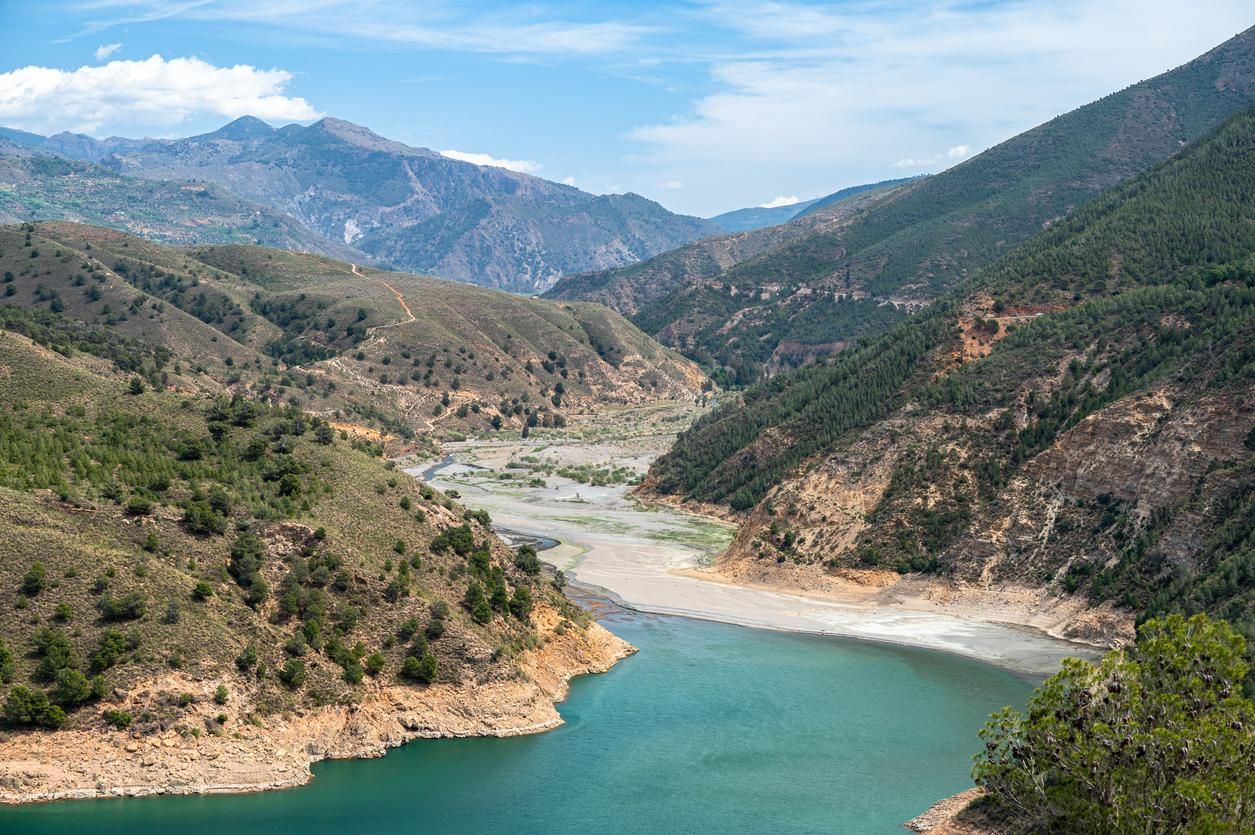 Río en la provincia de Granada, Andalucía