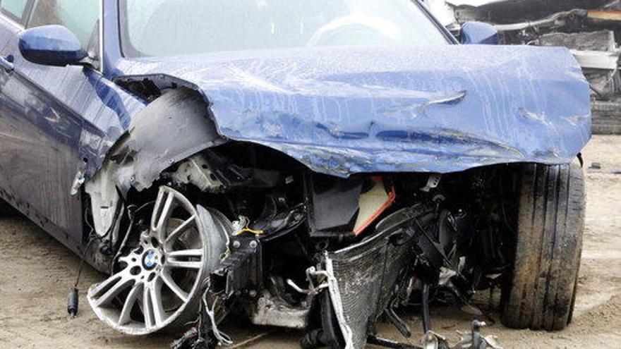 Un dels vehicles implicats en l&#039;accident de la C-37 a Torelló