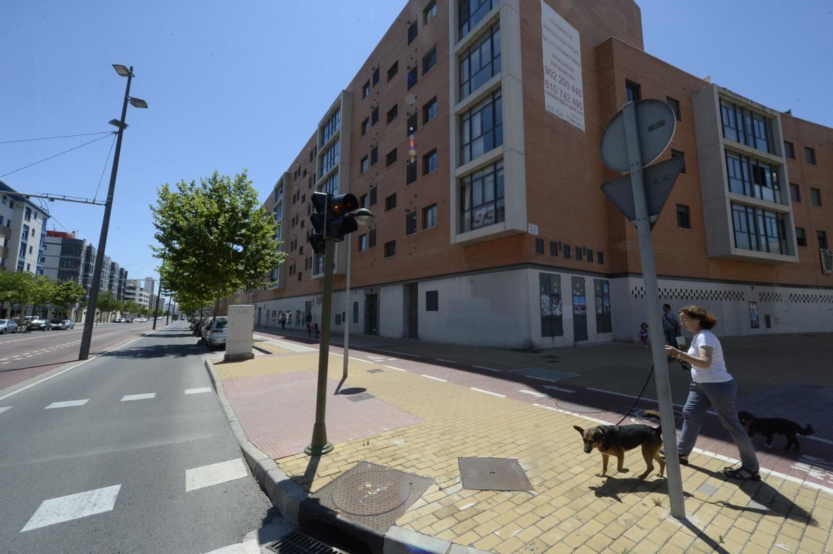 Castelló. El Raval Universitari es uno de los barrios de la capital donde más VPP se construyó.