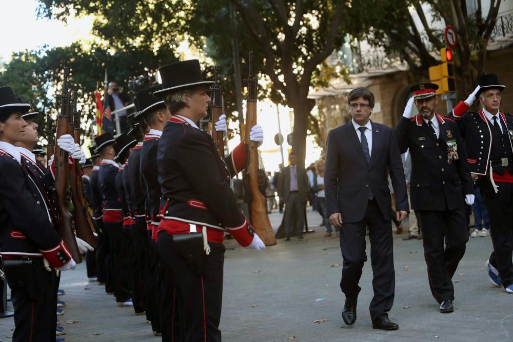 Celebración de la Diada en Cataluña