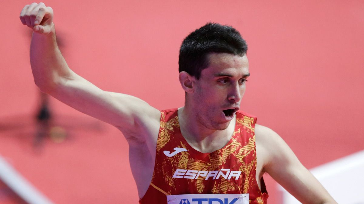 Mariano García, campeón del mundo indoor en los 800 metros