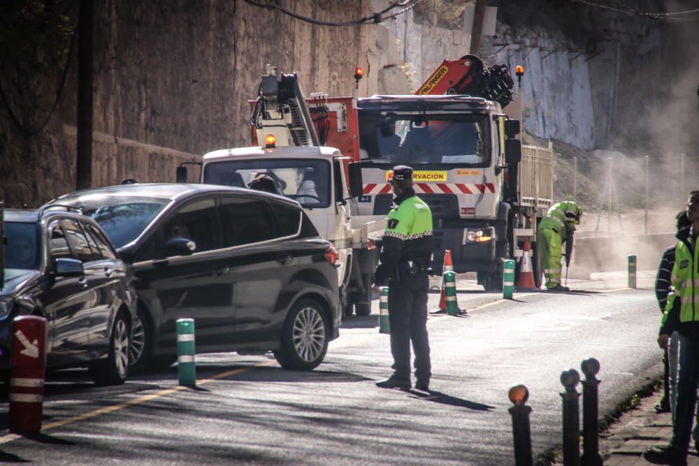 Reapertura del carril de la Beniata en Alcoy