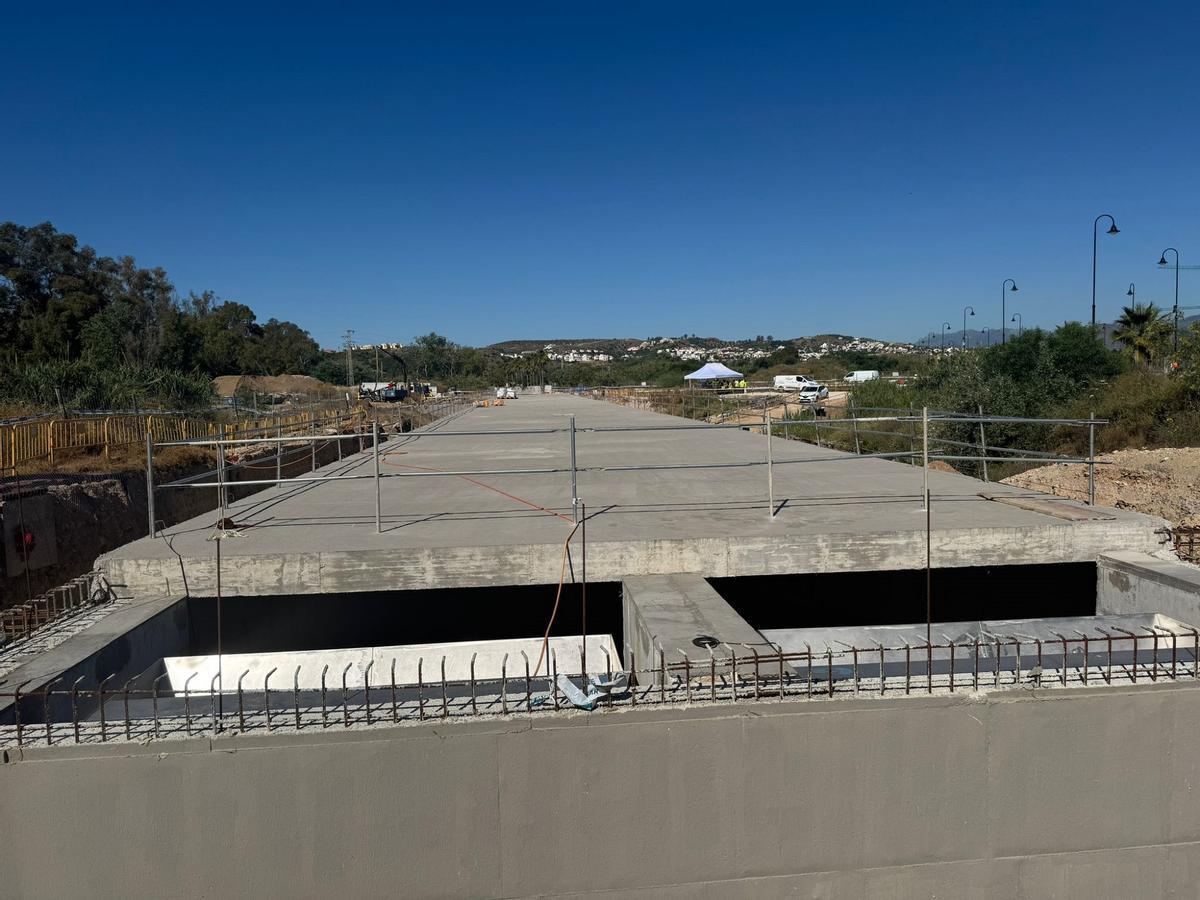 El tanque de tormentas supone una inversión de cuatro millones de euros.