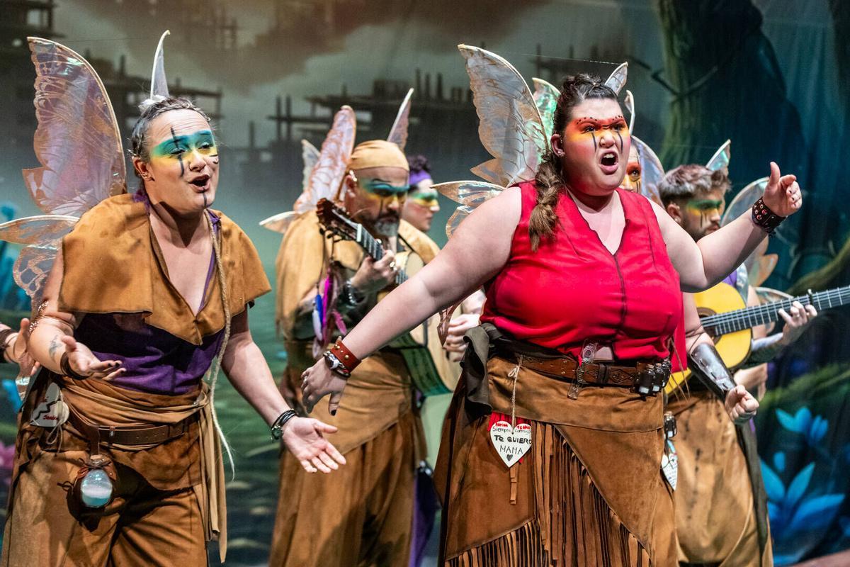 La Tierra canta. Comparsa,  sexta preliminar del COAC Málaga 2026