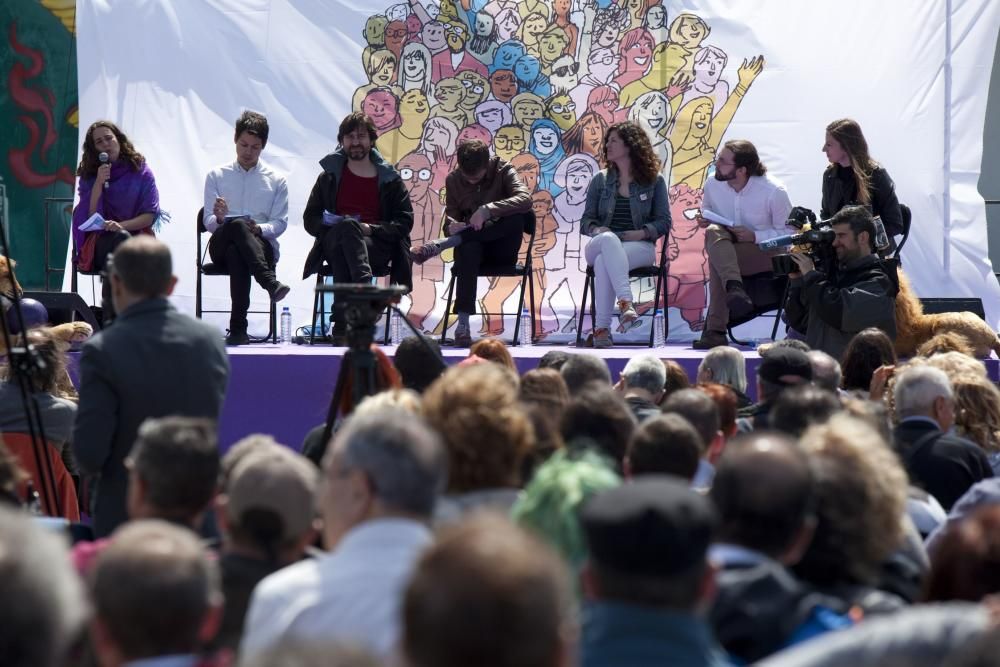 Acto de Podemos con Íñigo Errejón en La Felguera