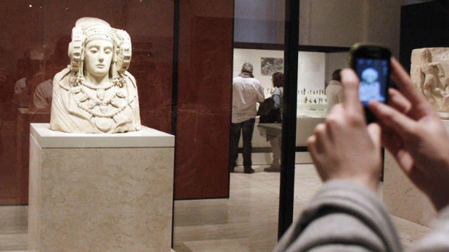 Una imagen del busto en el Museo Arqueológico Nacional