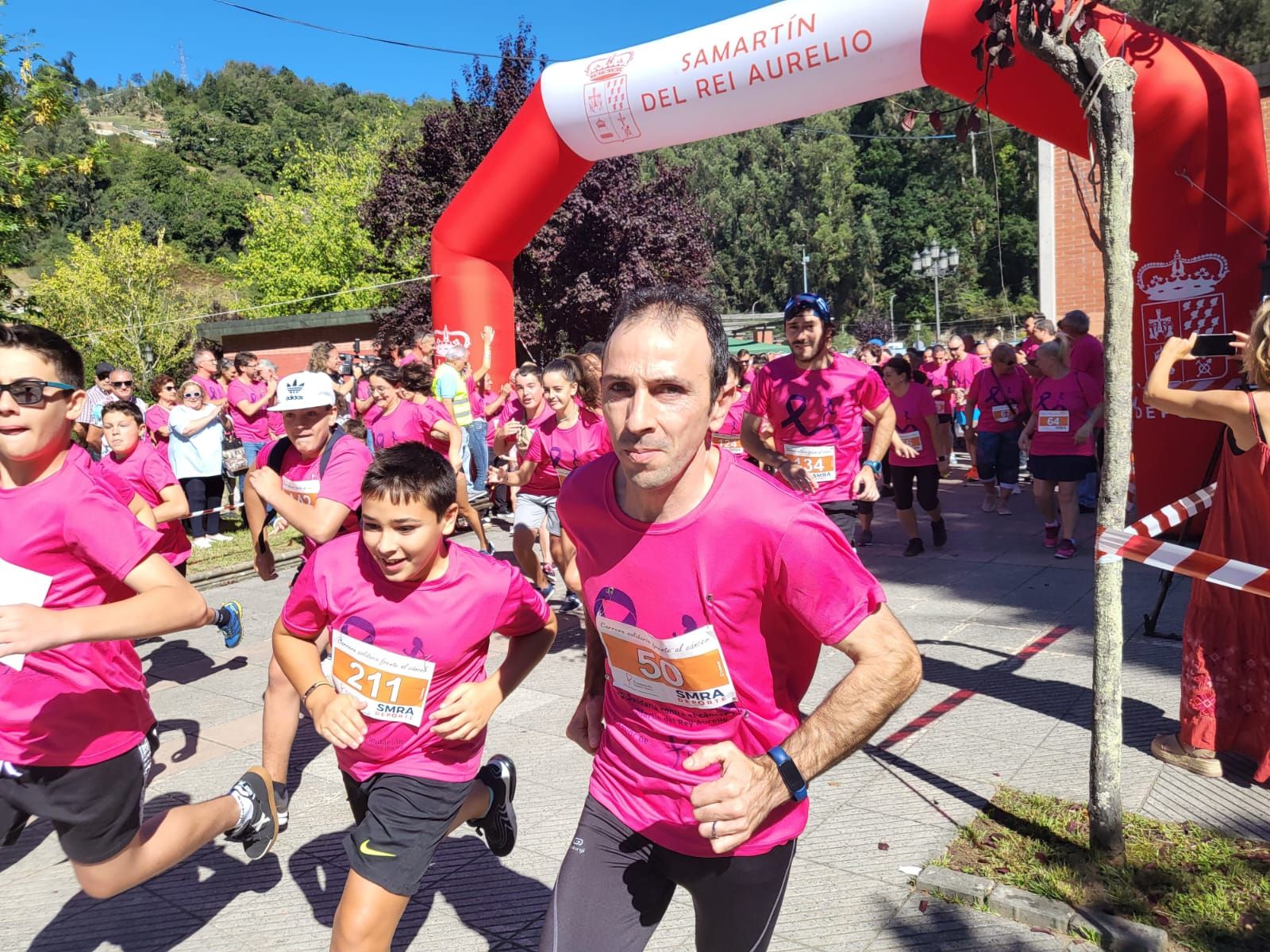 Carrera solidaria en San Martín