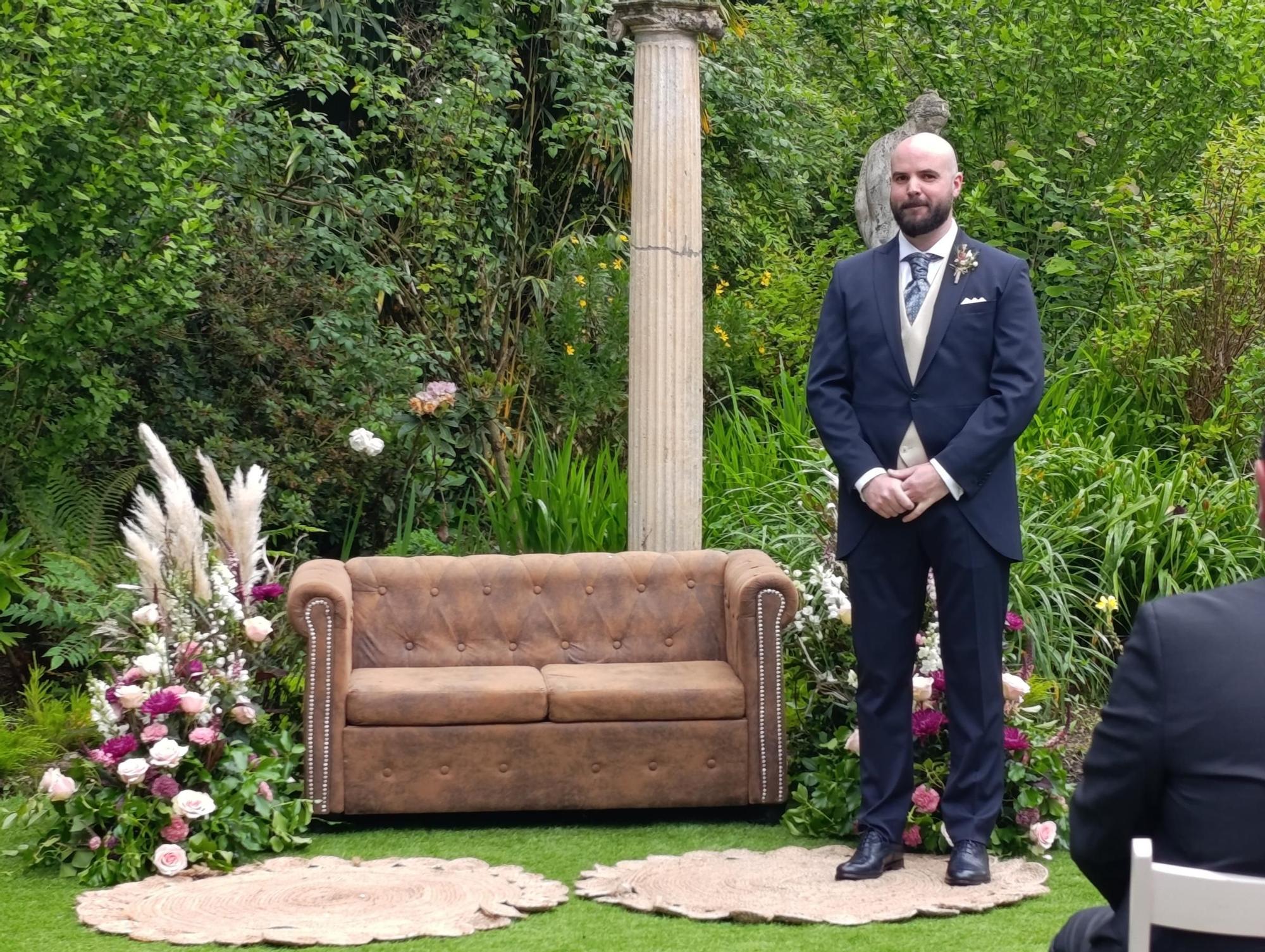 Estefanía Sánchez y Juan Cardecha, una boda de cuento en el Palacio de Villabona