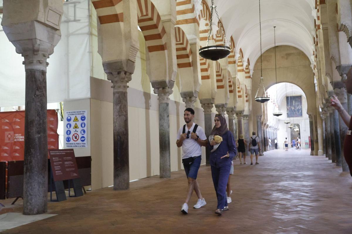 A.J.González Córdoba Zona de la Mezquita Catedral que sufrió el incendio hace un año A.J.González Córdoba Zona de la Mezquita Catedral que sufrió el incendio hace un año