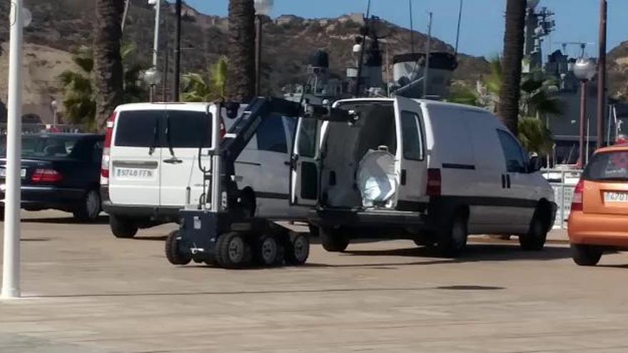 Simulacro de bomba en el puerto de Cartagena