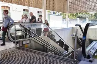 La Estación Intermodal de Palma finaliza la reforma de sus escaleras mecánicas tras varios meses de incidencias